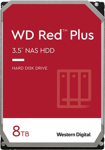 Жесткий диск WD Red Plus 8TB WD80EFBX - фото