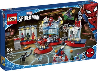 Конструктор LEGO Marvel Super Heroes 76175 Нападение на мастерскую паука - фото