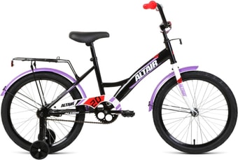 Детский велосипед Altair Kids 20 2021 (черный) - фото