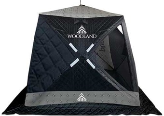 Палатка для зимней рыбалки Woodland Ultra Comfort (черный) - фото
