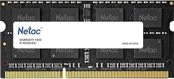 Оперативная память Netac Basic 8GB DDR3 SODIMM PC3-12800 NTBSD3N16SP-08 - фото