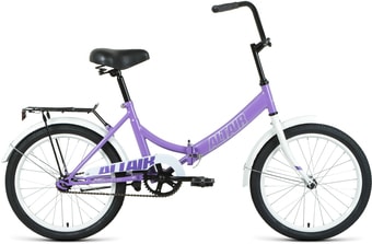 Детский велосипед Altair City 20 2021 (фиолетовый/серый) - фото