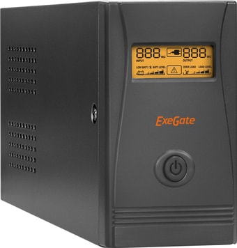 Источник бесперебойного питания ExeGate Power Smart ULB-850.LCD.AVR.EURO.RJ.USB - фото