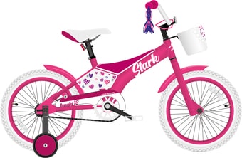 Детский велосипед Stark Tanuki 18 Girl 2021 (розовый/фиолетовый) - фото
