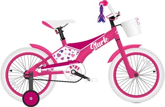 Детский велосипед Stark Tanuki 14 Girl 2021 (розовый/фиолетовый) - фото