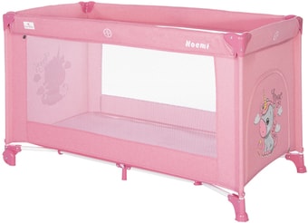 Манеж-кровать Lorelli Noemi 1 (rose velvet unicorn) - фото