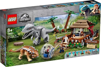 Конструктор LEGO Jurassic World 75941 Индоминус-рекс против анкилозавра - фото