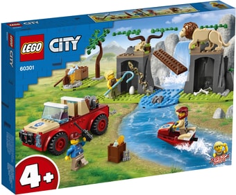Конструктор LEGO City 60301 Спасательный внедорожник для зверей - фото