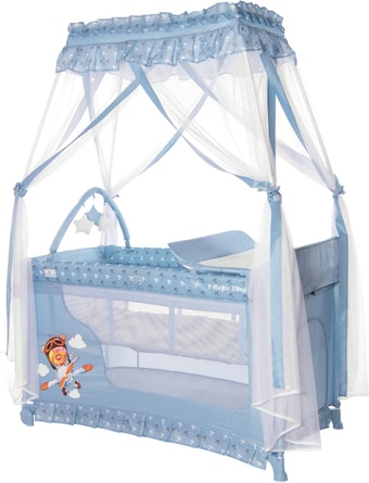 Манеж-кровать Lorelli Magic Sleep (blue) - фото