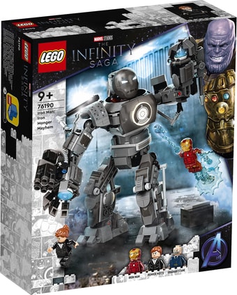 Конструктор LEGO Marvel Super Heroes 76190 Железный человек: схватка с Торговцем - фото