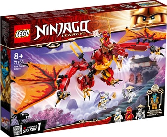 Конструктор LEGO Ninjago 71753 Атака огненного дракона - фото