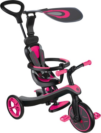 Детский велосипед Globber Explorer Trike (розовый) - фото