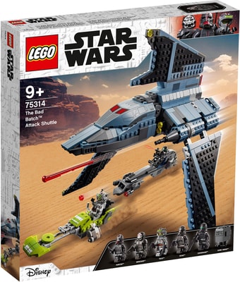 Конструктор LEGO Star Wars 75314 Штурмовой шаттл Бракованной Партии - фото