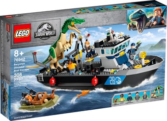 Конструктор LEGO Jurassic World 76942 Побег барионикса на катере - фото