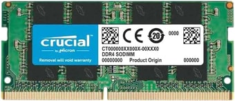 Оперативная память Crucial Basics 16GB DDR4 SODIMM PC4-21300 CB16GS2666 - фото