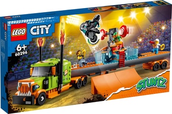 Конструктор LEGO City Stuntz 60294 Грузовик для шоу каскадеров - фото