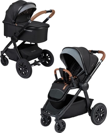 Универсальная коляска Happy Baby Mommer Pro (2 в 1, black) - фото