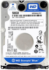 Жесткий диск WD Blue 500GB (WD5000LPVX) - фото