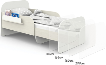 Растущая кровать Pituso Sona 074787 (белый альпийский) - фото