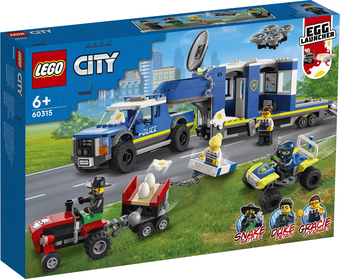 Конструктор LEGO City 60315 Полицейский мобильный командный трейлер - фото