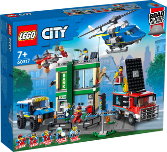 Конструктор LEGO City 60317 Полицейская погоня в банке - фото
