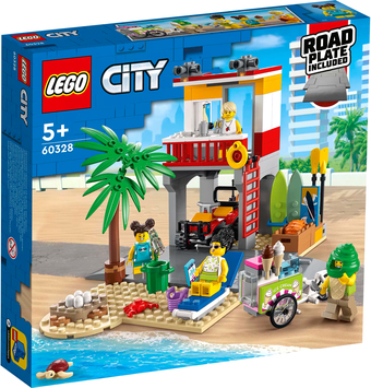Конструктор LEGO City 60328 Пост спасателей на пляже - фото