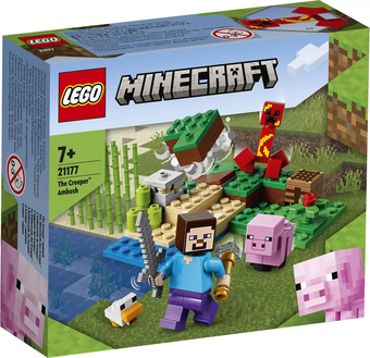Конструктор LEGO Minecraft 21177 Засада Крипера - фото