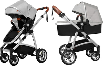 Универсальная коляска Baby Tilly Futuro T-165 (mist grey) - фото