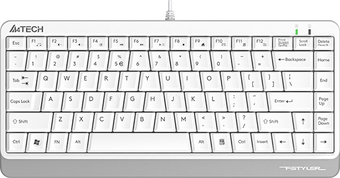 Клавиатура A4Tech Fstyler FKS11 (белый/серый) - фото