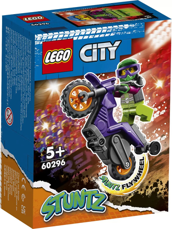 Конструктор LEGO City 60296 Акробатический трюковый мотоцикл - фото