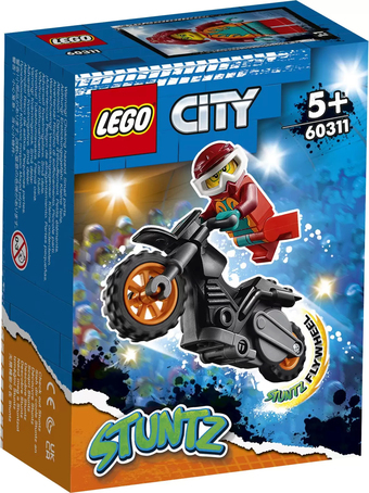 Конструктор LEGO City 60311 Огненный трюковый мотоцикл - фото