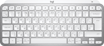 Клавиатура Logitech MX Keys Mini (светло-серый) - фото