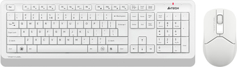 Клавиатура + мышь A4Tech Fstyler FG1012 (белый) - фото