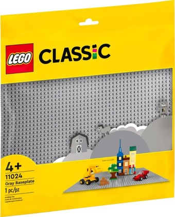 Конструктор LEGO Classic 11024 Серая базовая пластина - фото