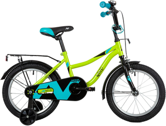Детский велосипед Novatrack Wind 16 2022 163WIND.GN22 (зеленый) - фото
