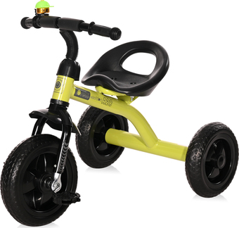 Детский велосипед Lorelli A28 (черный/зеленый) - фото