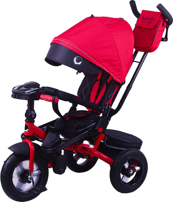 Детский велосипед Bubago Triton 2022 (Bluetooth, красный) - фото