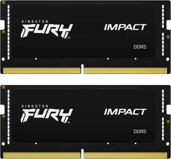 Оперативная память Kingston FURY Impact 2x8 ГБ DDR5 4800 МГц KF548S38IBK2-16 - фото