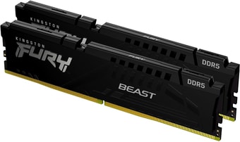 Оперативная память Kingston FURY Beast 2x8ГБ DDR5 5600 МГц KF556C40BBK2-16 - фото