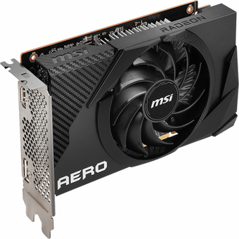 Видеокарта MSI Radeon RX 6400 Aero ITX 4G - фото