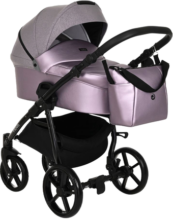 Универсальная коляска Tutis Novo (2 в 1, 284, lavender metalic/grey reflective print) - фото