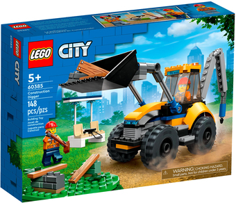 Конструктор LEGO City 60385 Строительный экскаватор - фото