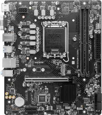 Материнская плата MSI Pro B760M-E DDR4 - фото