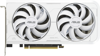 Видеокарта ASUS Dual GeForce RTX 3060 Ti White OC Edition 8GB GDDR6X DUAL-RTX3060TI-O8GD6X-WHITE - фото