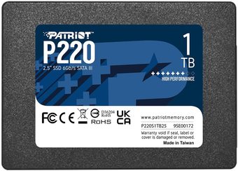 SSD Patriot P220 1TB P220S1TB25 - фото