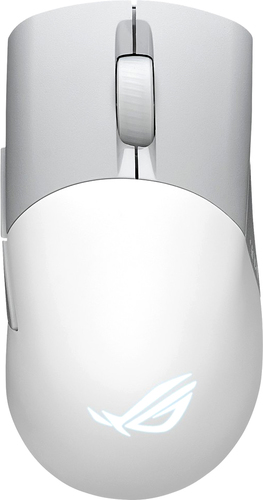 Игровая мышь ASUS ROG Keris Wireless AimPoint Moonlight White - фото