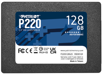 SSD Patriot P220 128GB P220S128G25 - фото