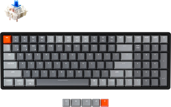 Клавиатура Keychron K4 V2 RGB K4-C2-RU (Gateron G Pro Blue) - фото