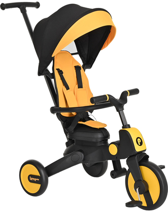 Детский велосипед Pituso Leve Lux (желто-черный) - фото