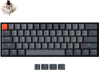 Клавиатура Keychron K12 RGB K12-B3-RU (Gateron G Pro Brown) - фото
